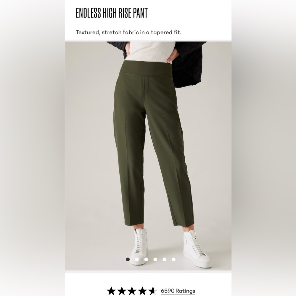 Athleta Endless High Rise Pant 4 Tall NWT